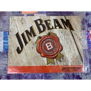 Jim Beam Standard Since 1795 Metal 16x12.5 Sign Wall Decor Bar Man Cave Shop
